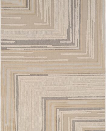 Loomery Indigo Gulvtæppe 160x230 Cm Indigoblå Elfenben Beige Slidstærk Polypropylen 10 Cm Luvhøjde