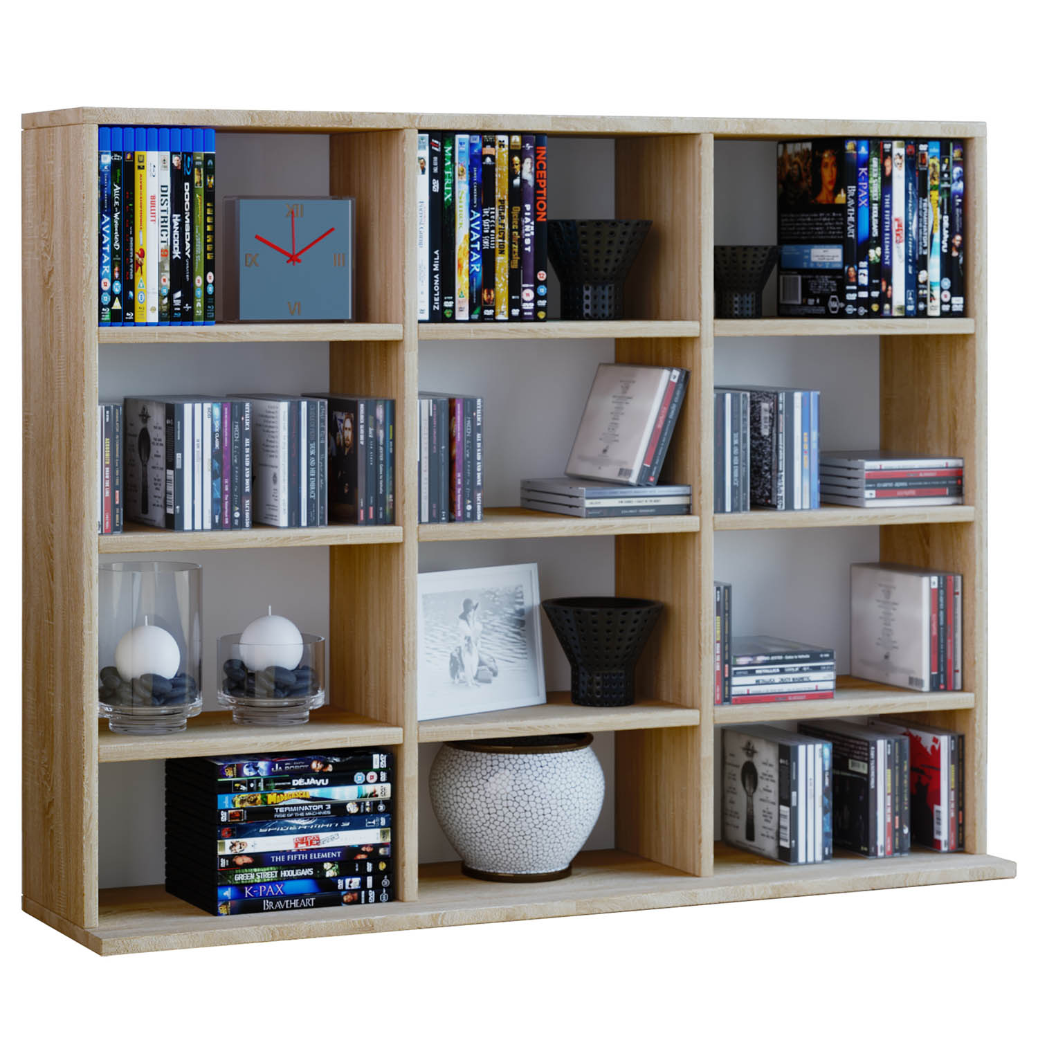 Megosa Mini Reol       Hylder Natur Træ  :83cm X102 1cm   23cm