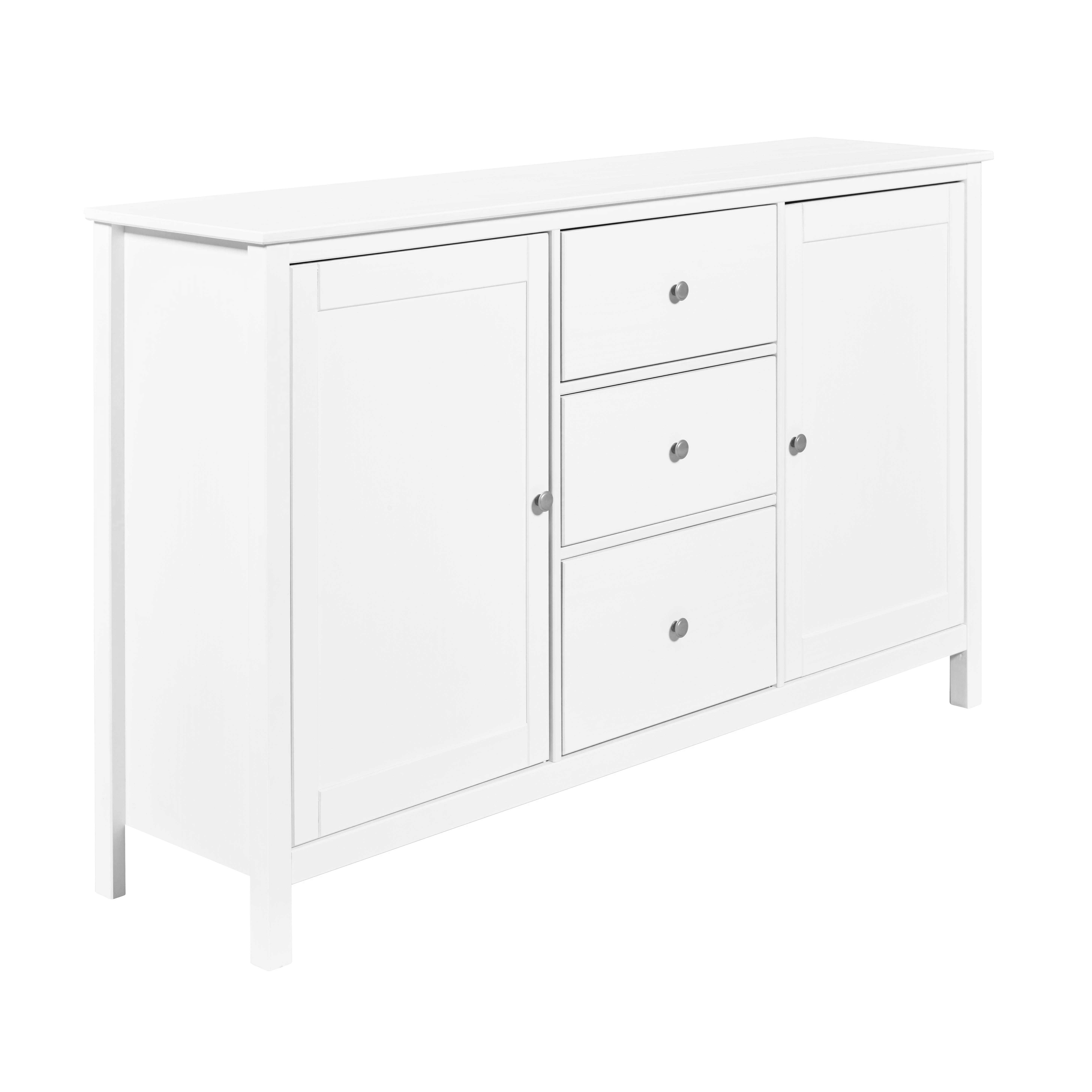 Nordic Living Collection Chilly Home Kommode       Låger    Skuffer Og   Hylder Hvid Fyrretræ