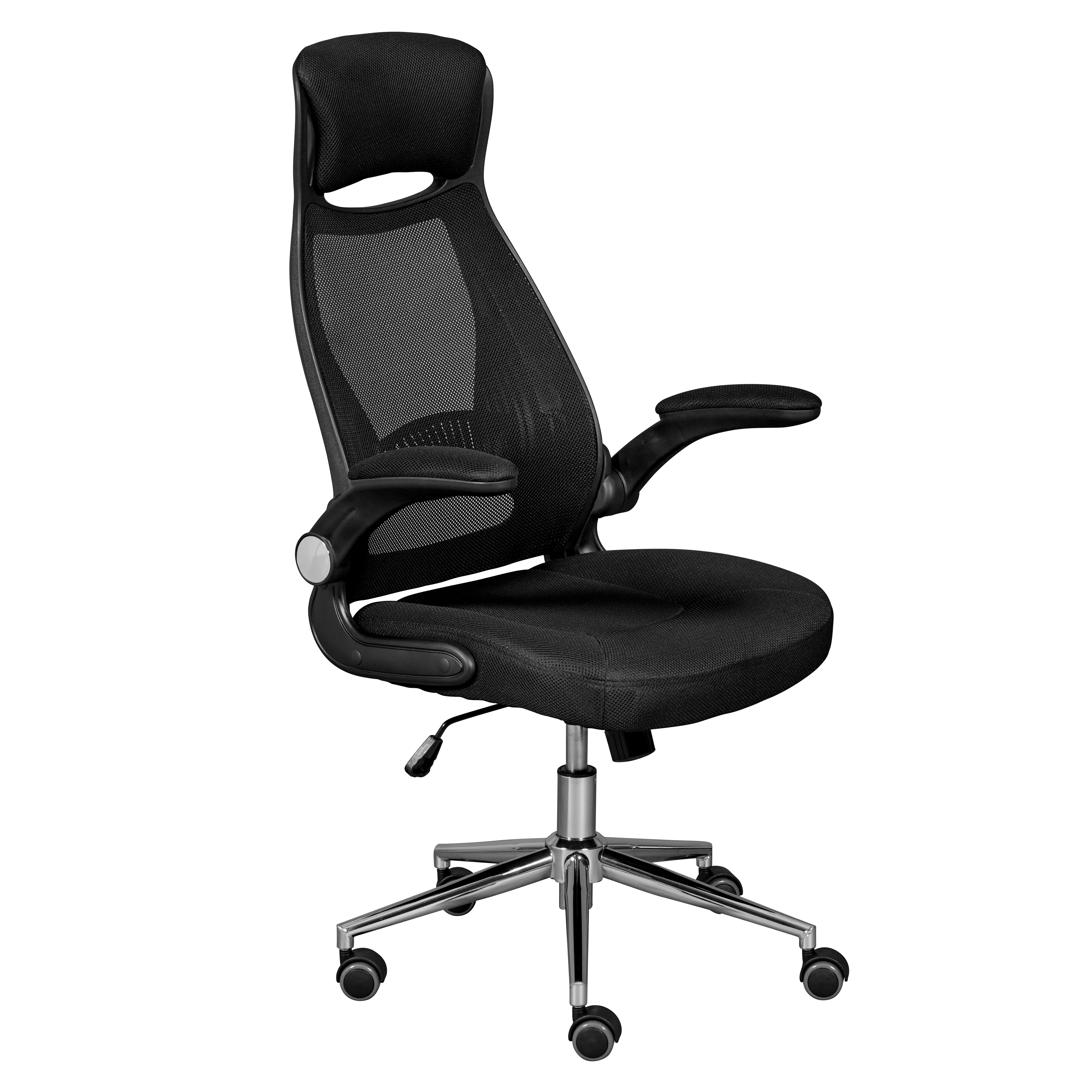 Nordic Living Collection Drehstã   Hle Ergonomisk Kontorstol     Armlæn  Højdejusterbar       Hjul Sort Polyester