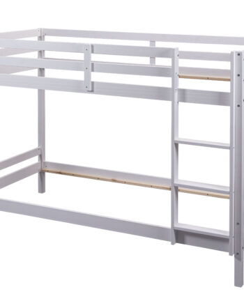 Nordic Living Collection Lille Cloud Køjeseng       Stige Hvid Træ  207x96x150