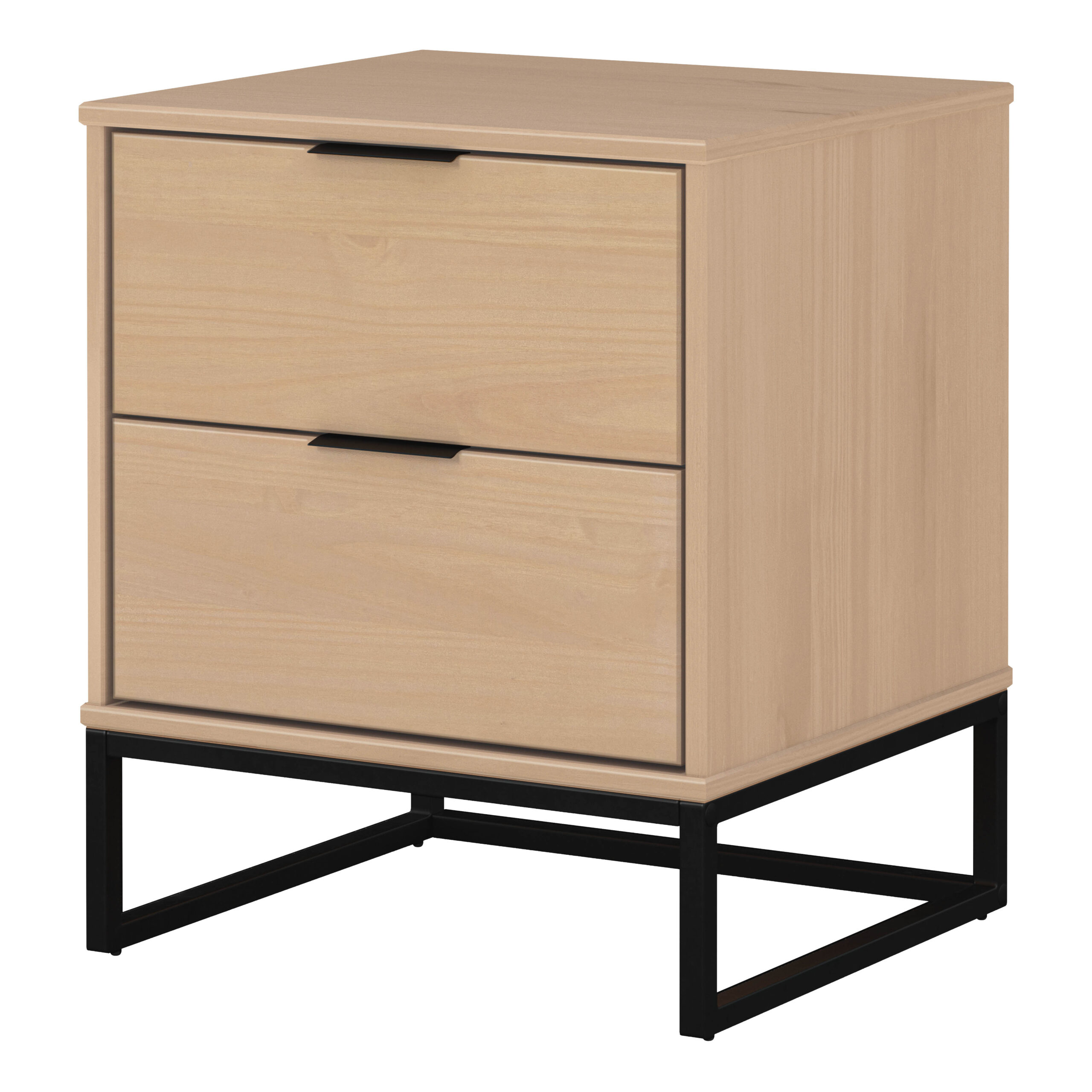 Nordic Living Collection Luna Natbord Skuffer Natur Træ 50x45