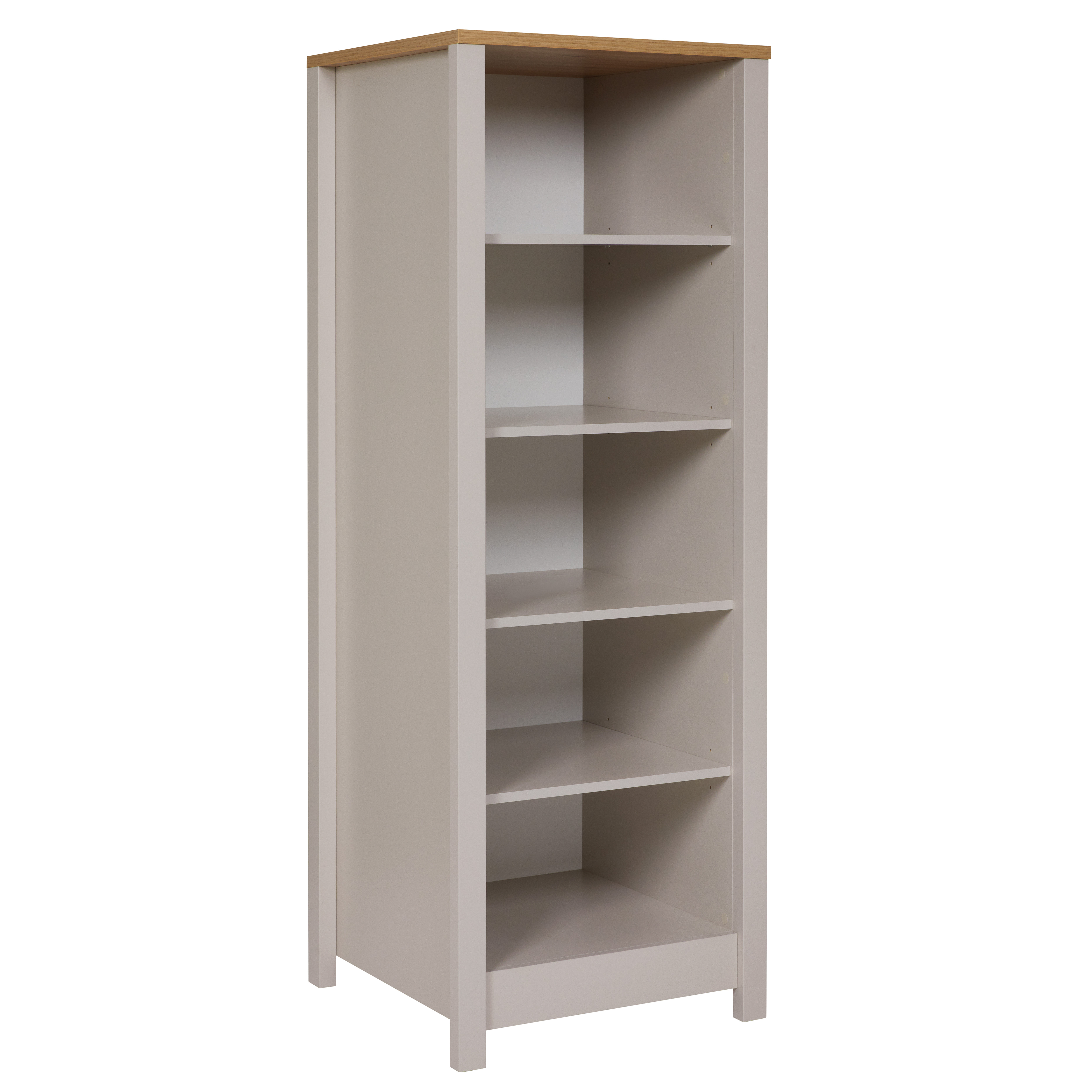 Nordic Living Collection Sardegna Køkkenskab       Hylder Natur Artisan Oak-finish Og Cashmere Melamin