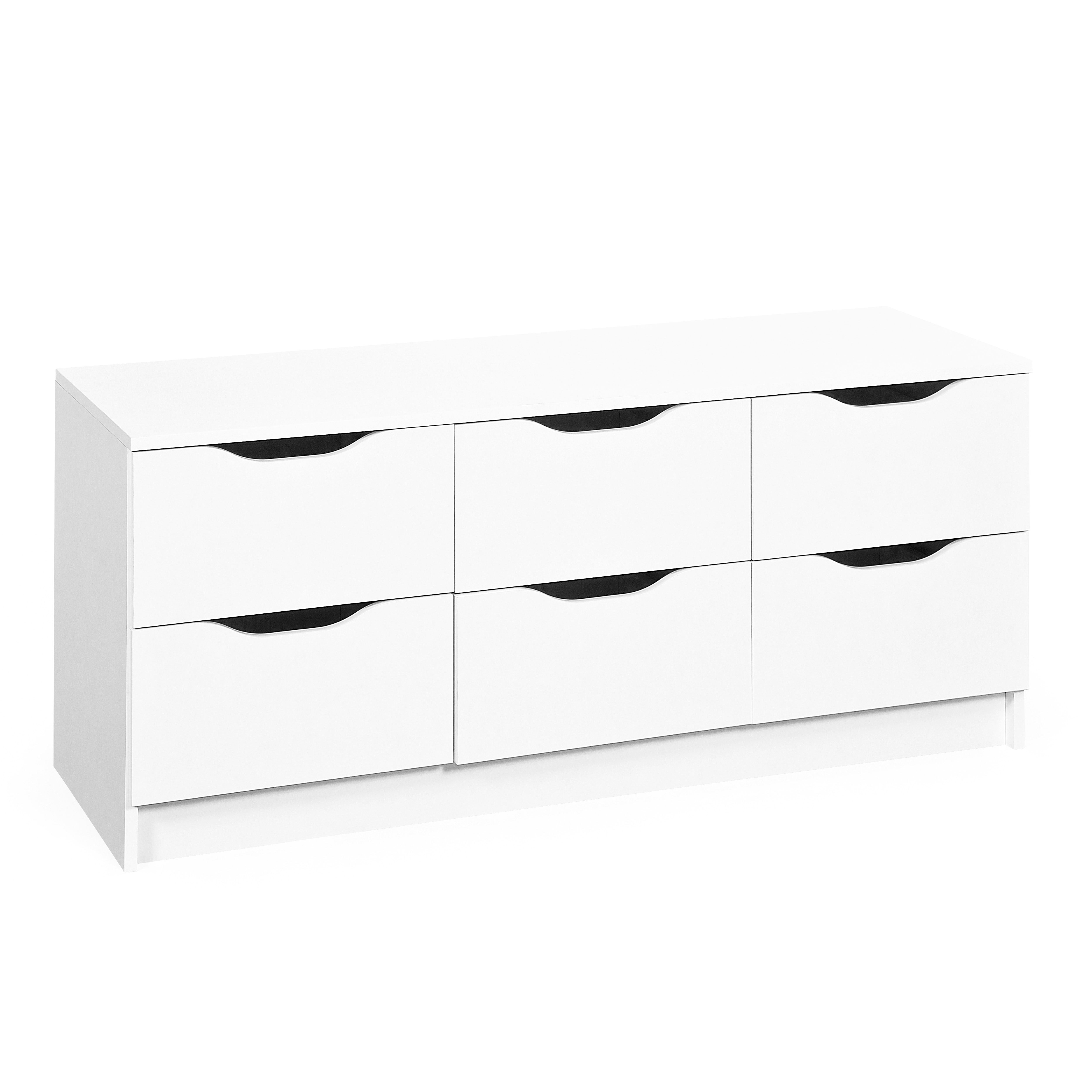 Nordic Living Collection Westphalen Kommode       Skuffer Hvid Melamin
