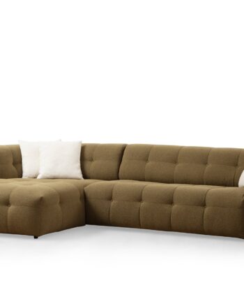 Nordvärk Cady   Pers  Venstre Hjørnesofa Khaki Polyester