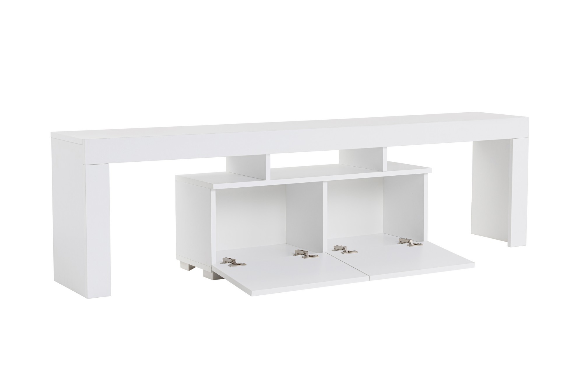 Nordvärk Enclave Tv-bord       Låger Og   åbne Rum Hvid Melamin  180x31