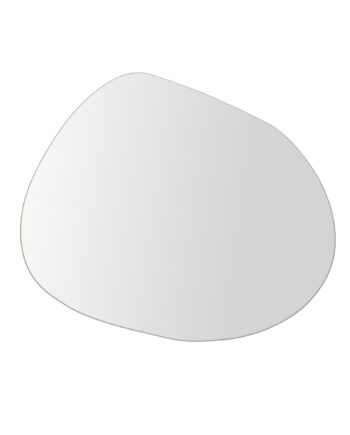 Nordvärk Gusto Vægspejl  Organisk Spejlglas Og Sort Mdf  55x75