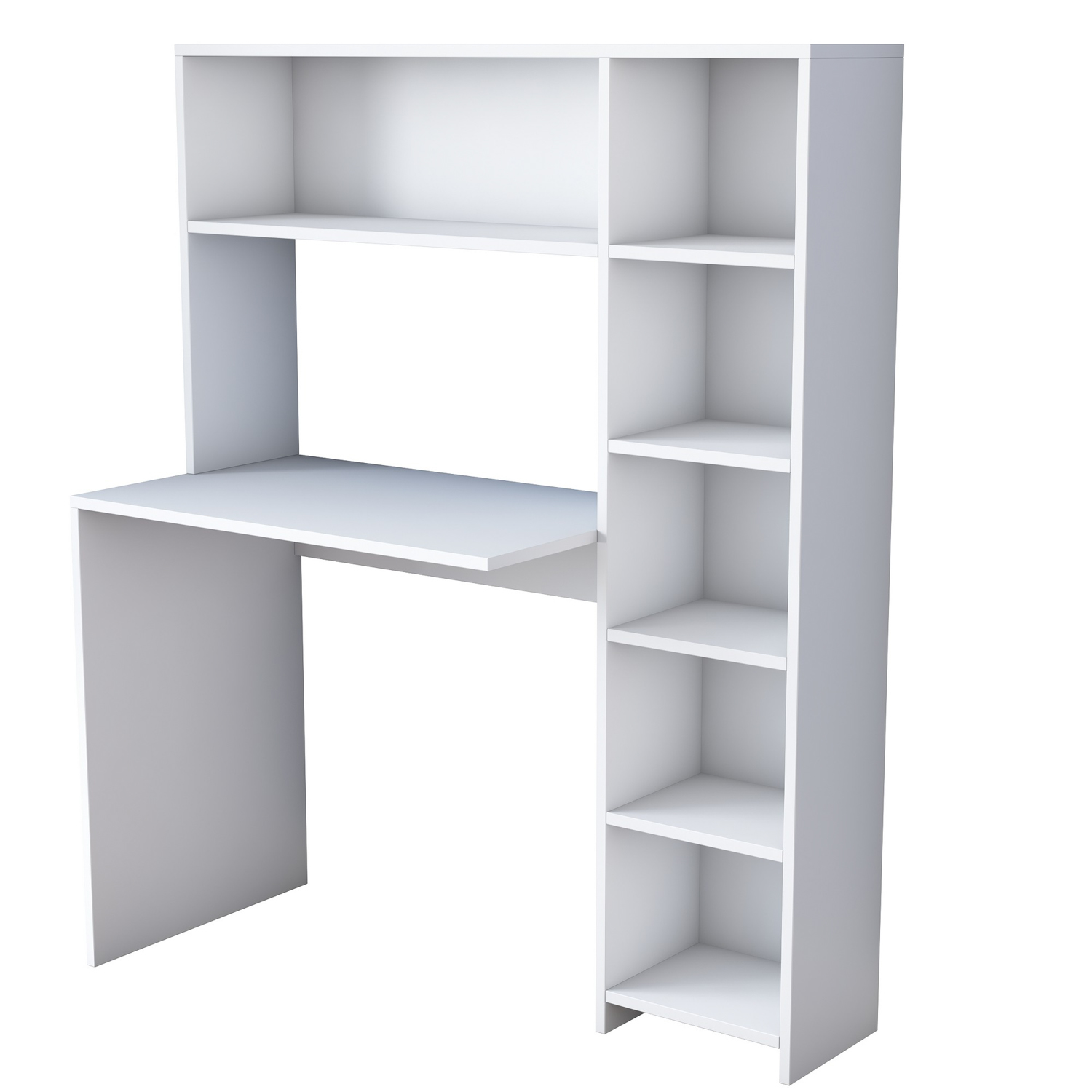 Nordvärk Ha104 Skrivebord Hylder Hvid Melamin 113 2x40