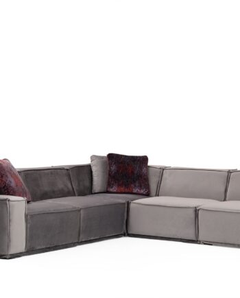 Nordvärk Lego Hjørnesofa    L1-o1- -o1-o1  Grå Polyester