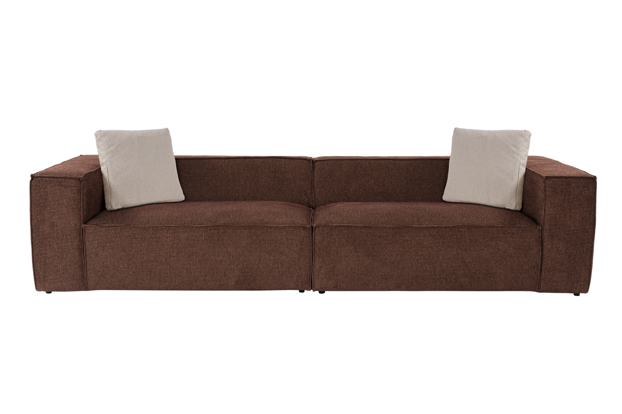 Nordvärk Lora L2-2r Pers Sofa Brun Stof