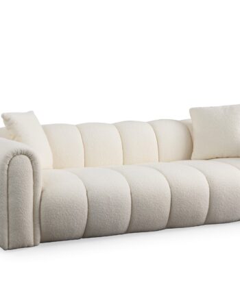 Nordvärk Puffy     Pers  Sofa Hvid Polyester
