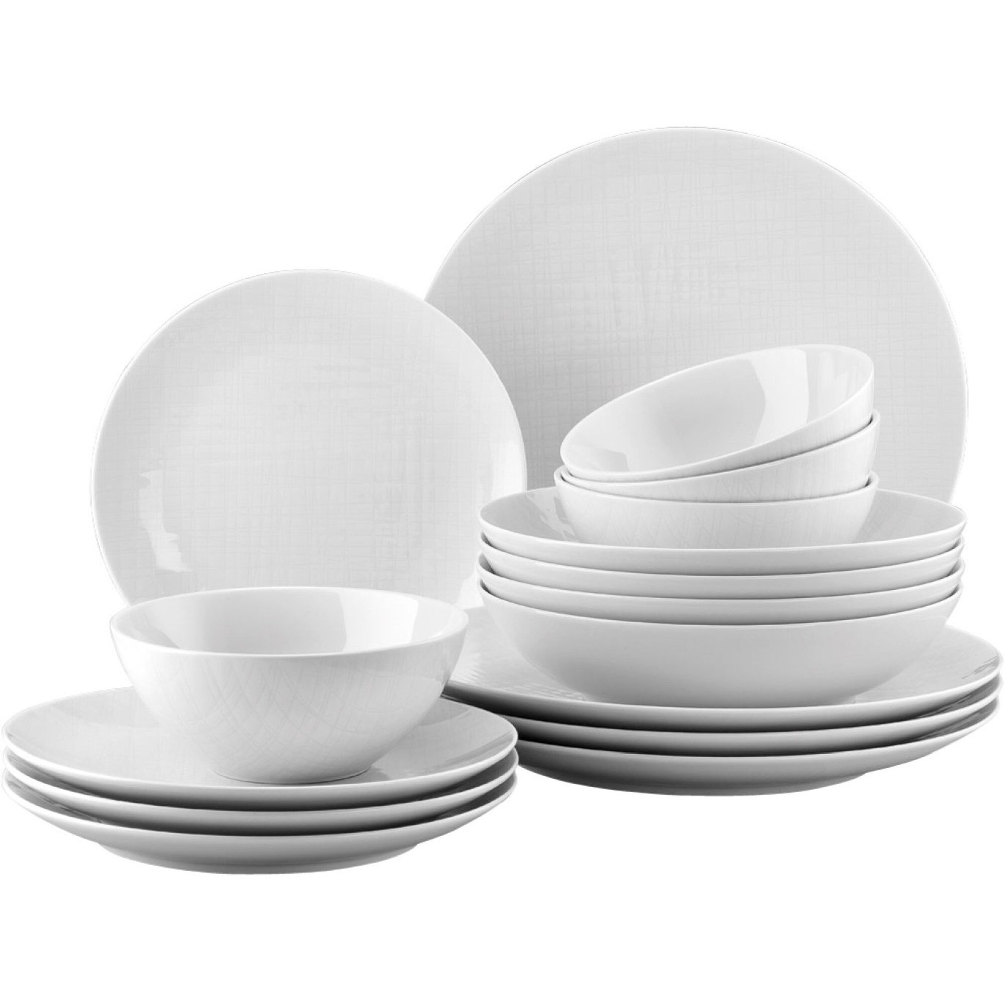 Rosenthal Mesh Tallerkensæt Hvid 16 Dele