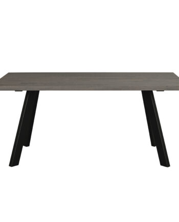 Rowico Rektangulær Fred Spisebord Mørkebrun Eg Og Sort Metal  170x95