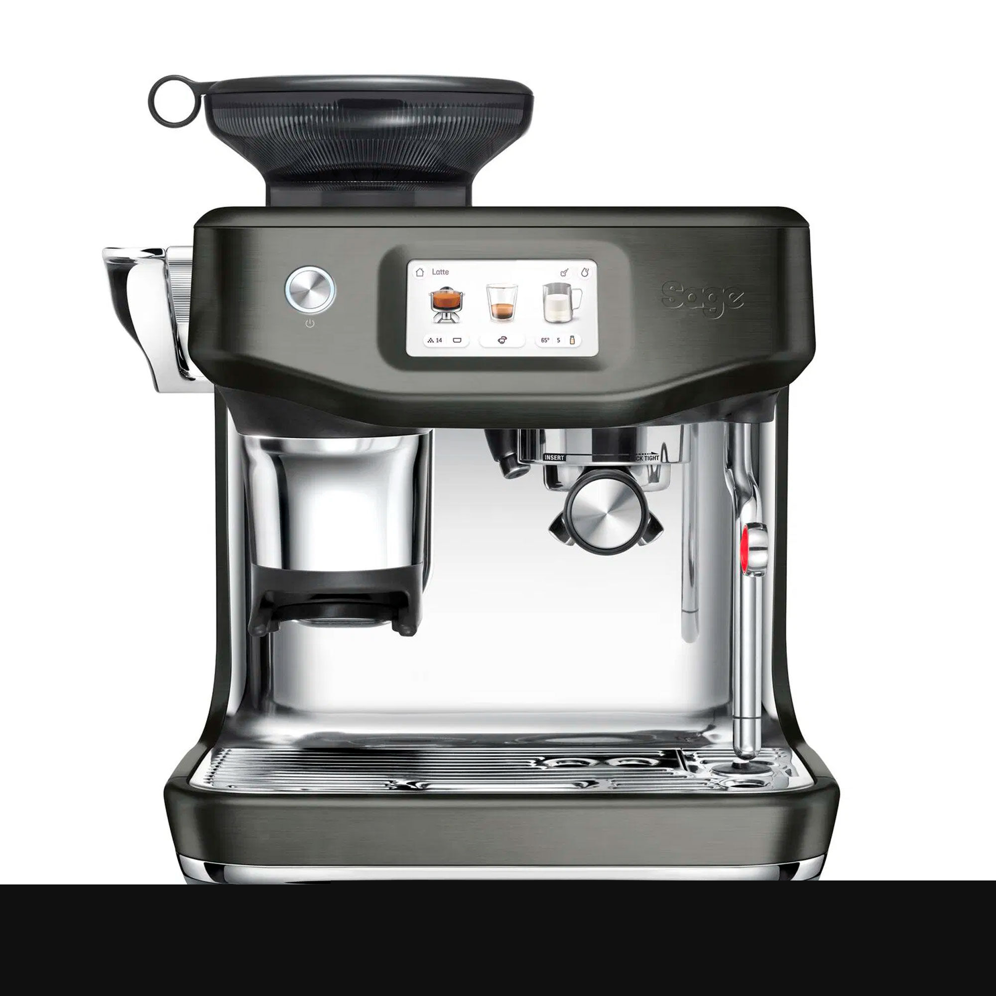 Sage Ses882bst Touch Impress Espressomaskine Sort