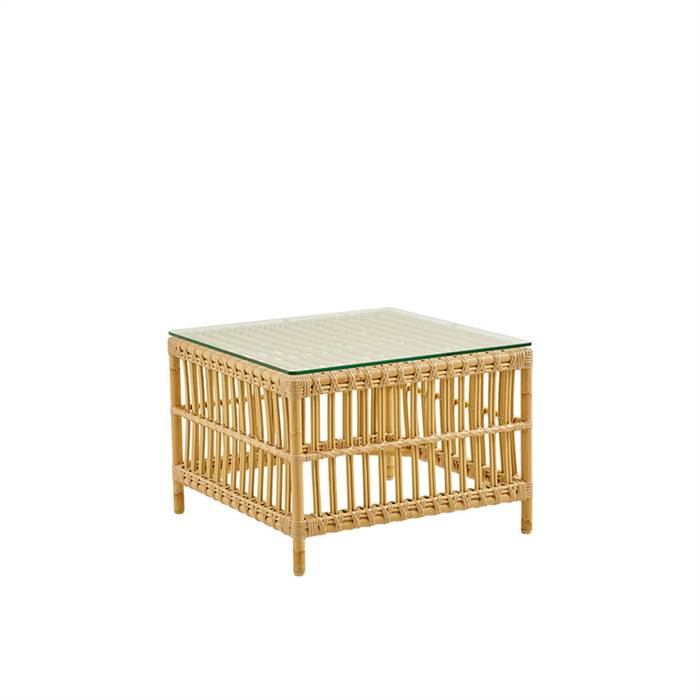 Sika Design Caroline Sidebord Glasplade Natural : Erling Christensen Møbler