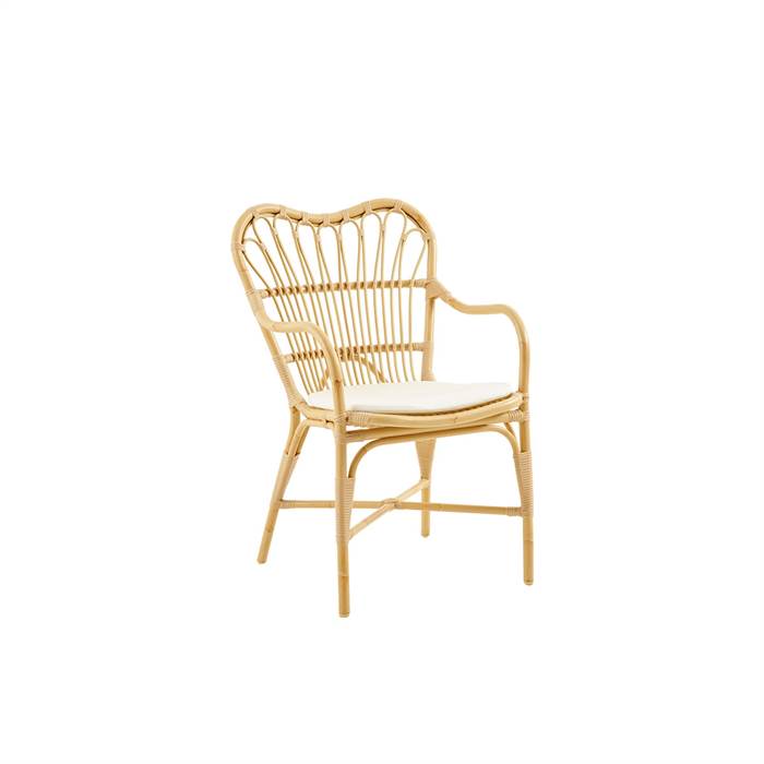 Sika Design Margret Spisebordsstol Naturel Inkl B450 Hvid Hynde Quick Dry B450-white : Erling Christensen Møbler