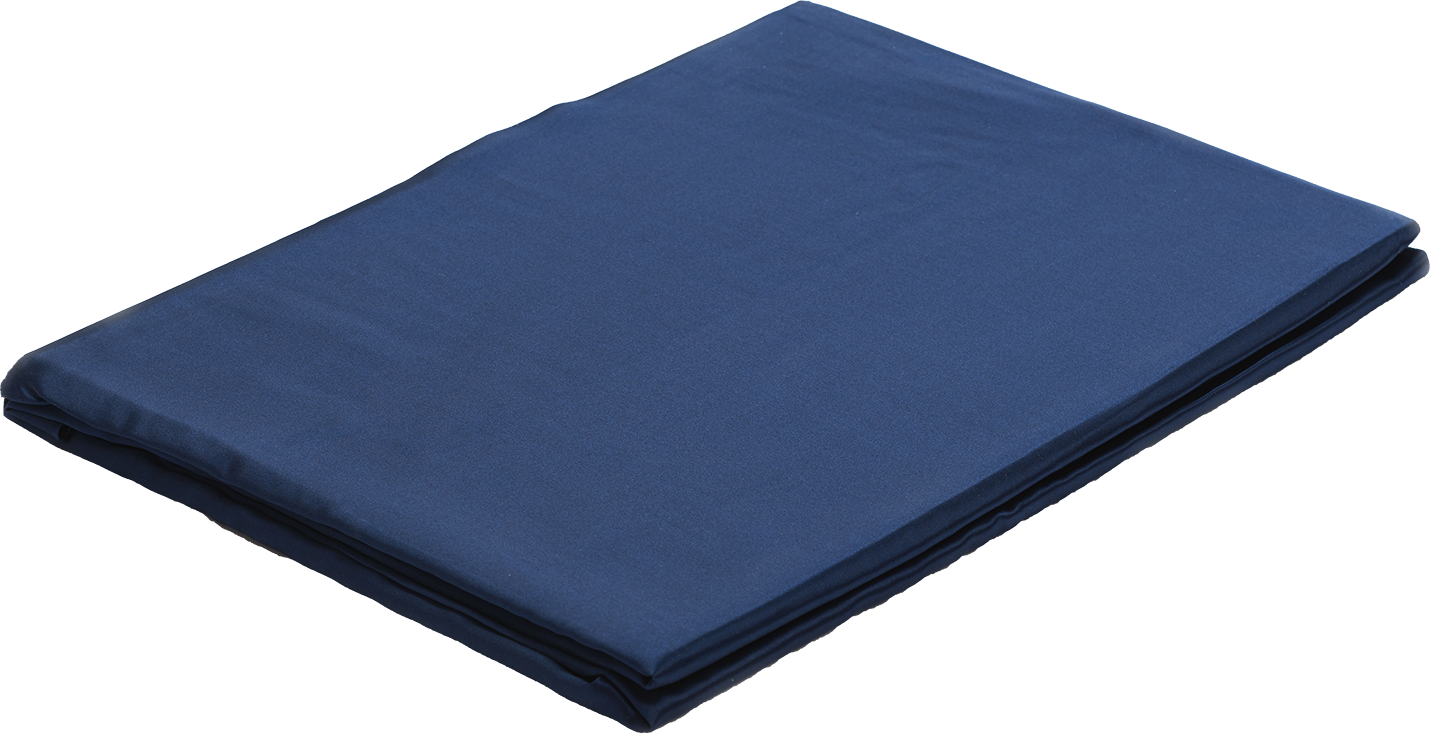 Silke Kuvertlagen  Lagner Butterfly Silk Satin Morbærsilke 180x200 Cm Blå