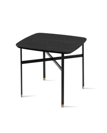 Skovby Sm240   Sm260 Sofabord 54   54 Cm Sort Eg Bordplade  : Erling Christensen Møbler