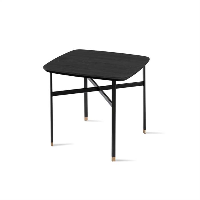 Skovby Sm240 Sm260 Sofabord 54 54 Cm Sort Eg Bordplade : Erling Christensen Møbler