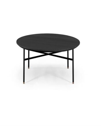 Skovby Sm241   Sm260 Sofabord   59   Cm Bordplade: Sortlakeret Eg  : Erling Christensen Møbler