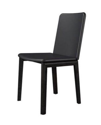 Skovby Sm47 Spisebordsstol Sort Eg   Læder  : Erling Christensen Møbler