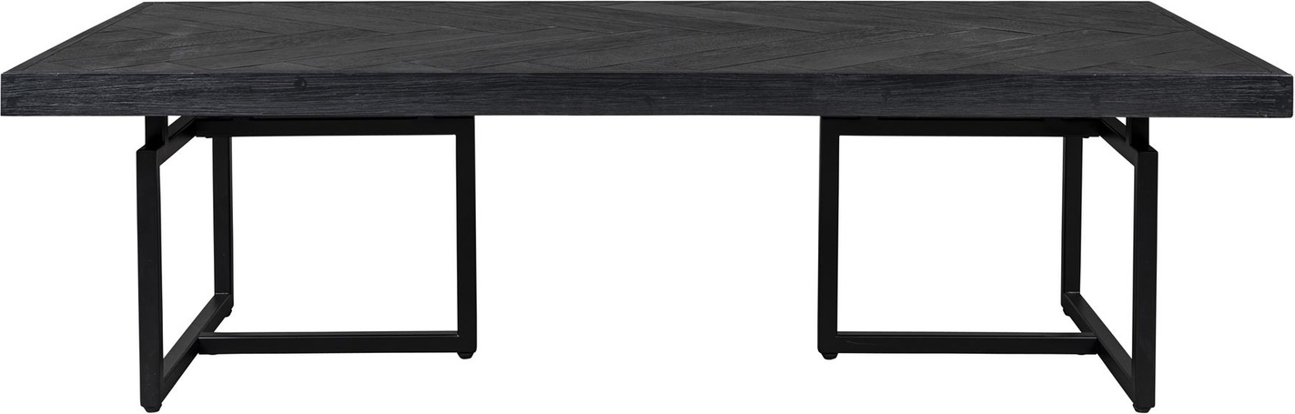 Sofabord Dutchbone Class 120x60x35 Cm Antracit Akaciefinér Stål