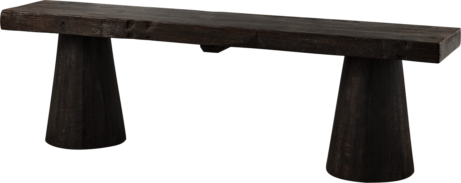 Spisebænk Bænk Woood Collection Mangotræ Genbrug 150 Cm Brun Til Entré