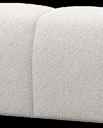 Spisebænk Woood Mojo   Ecru Chenille  Uden Ryg  164ã 45ã 49 Cm  Blød Voluminøs Bænk Sofabænk