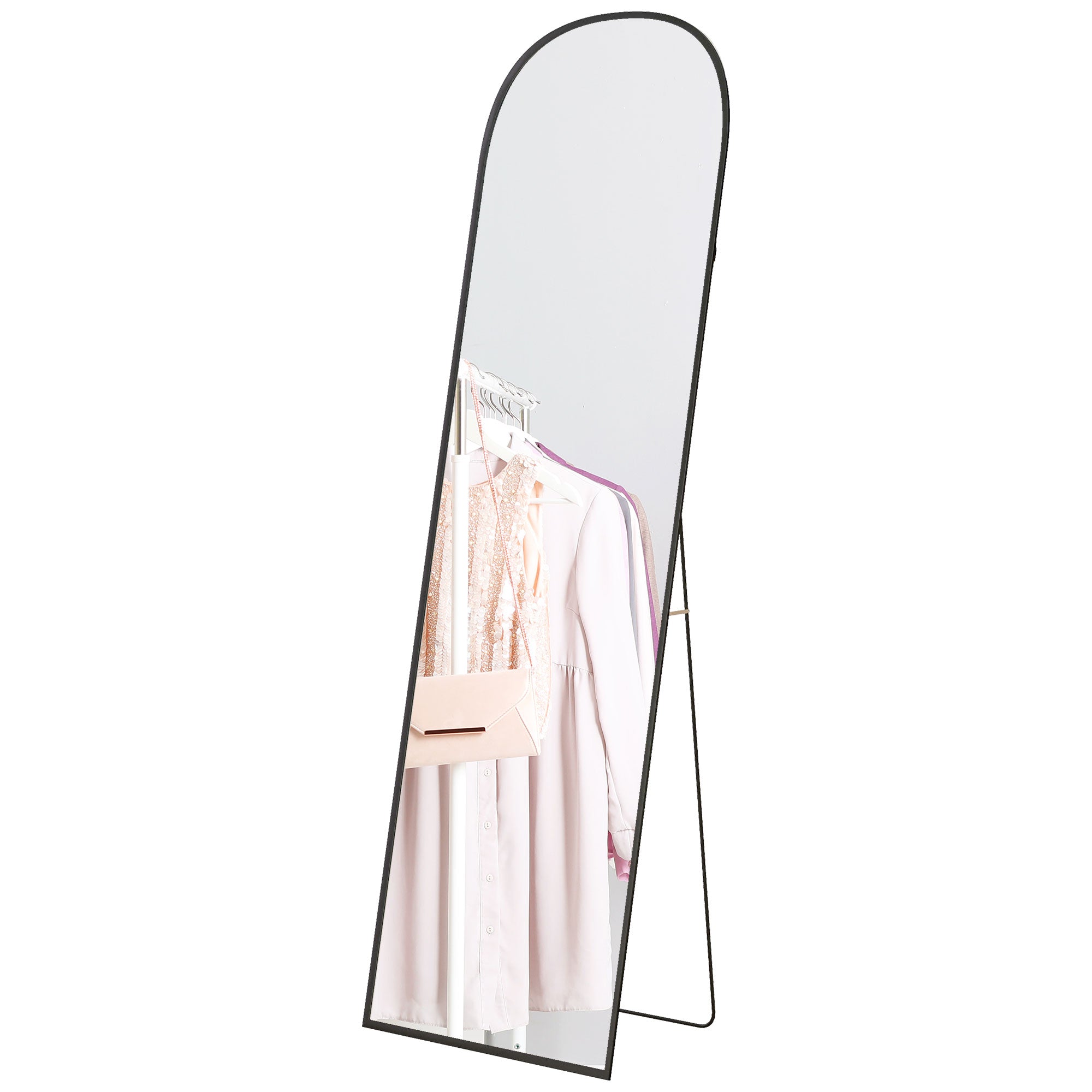 Stående Spejl  Helkropsspejl  Moderne Design  50 Cm       Cm   161   Cm  Sort