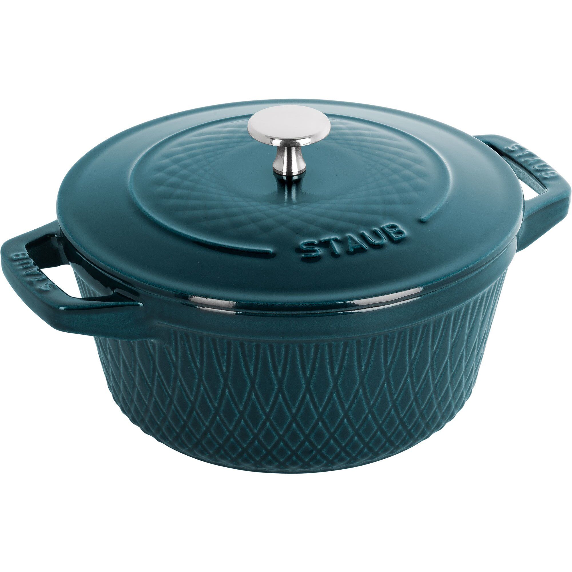 Staub Twister Støbejernsgryde 24 Cm La Mer