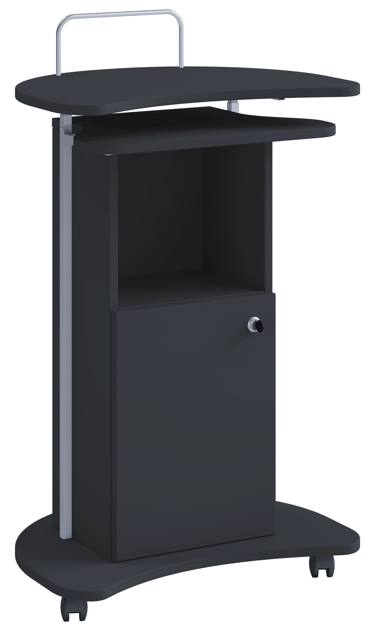 Talerstol 93-111 56 41 Cm Justerbart Højden Sort
