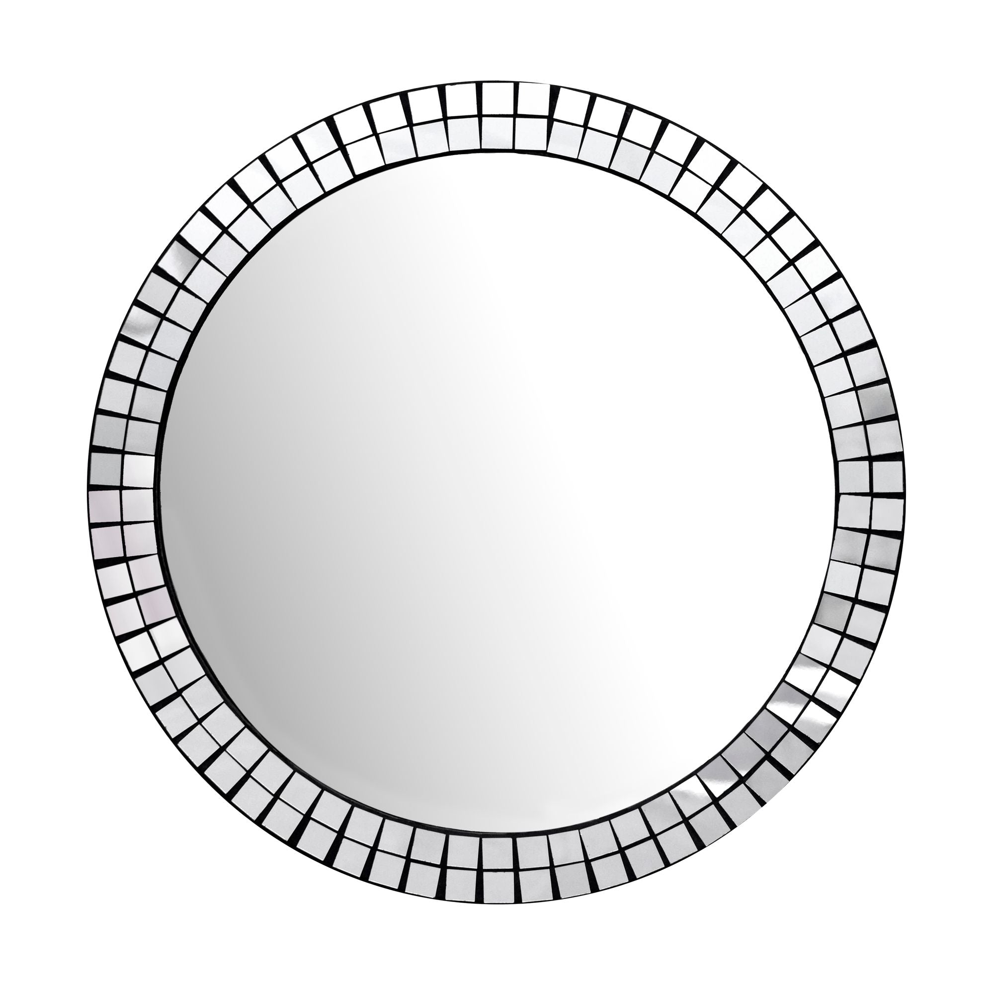 Vægspejl Rundt 60cm Art Deco Spejl Vægspejl  Diameter: 60 Cm