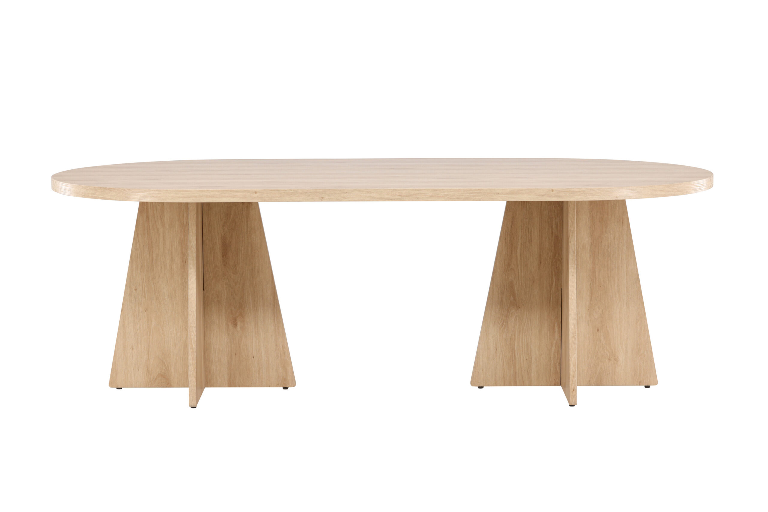Venture Design Bootcut Spisebord Rektangulær Hvidvasket 3d-papir Mdf 115x230