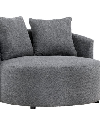 Venture Design Kelso Lænestol  Rund Grå Polyester