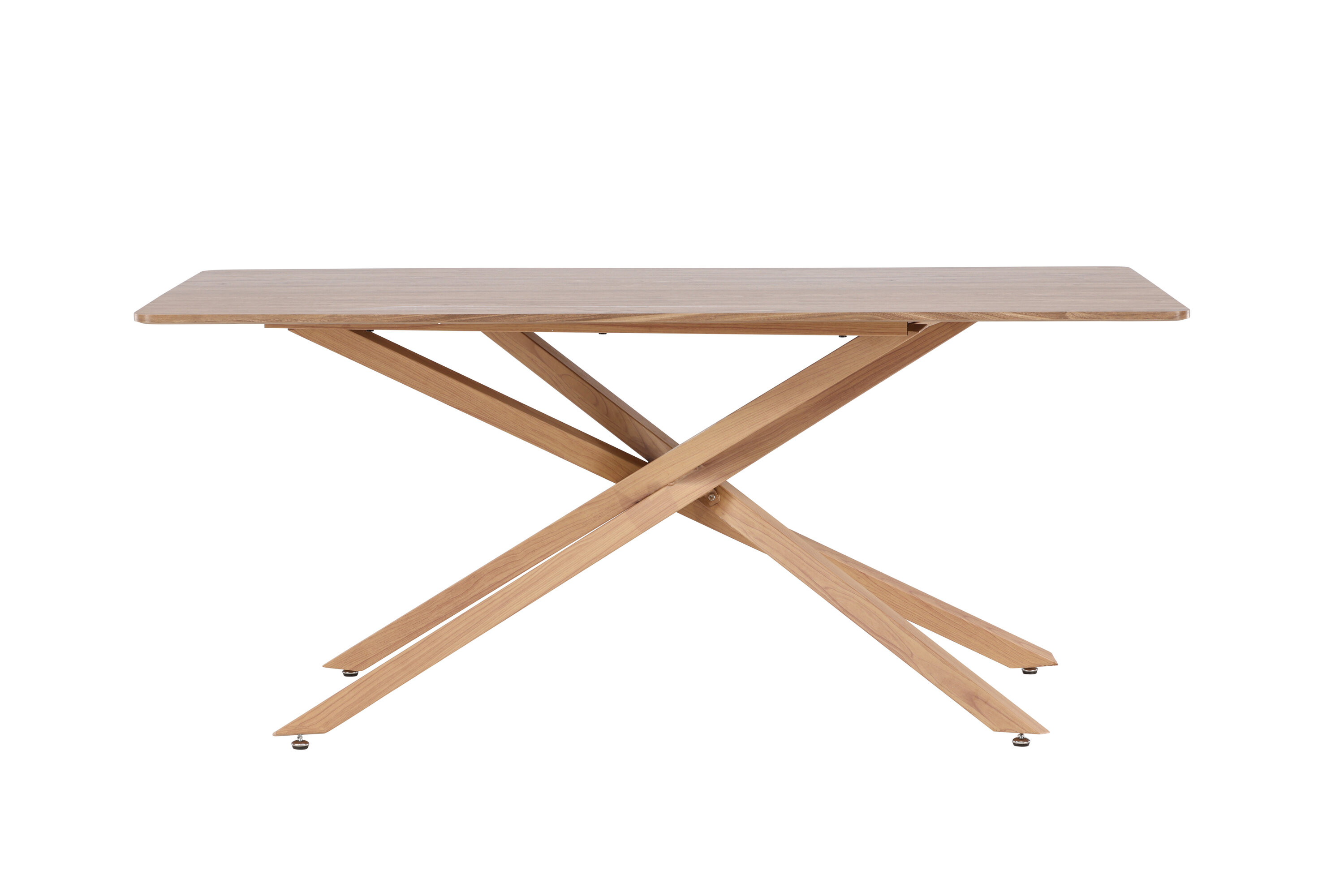 Venture Design Piazza Spisebord  Rektangulær Mocca Mdf Og Stål  90x180
