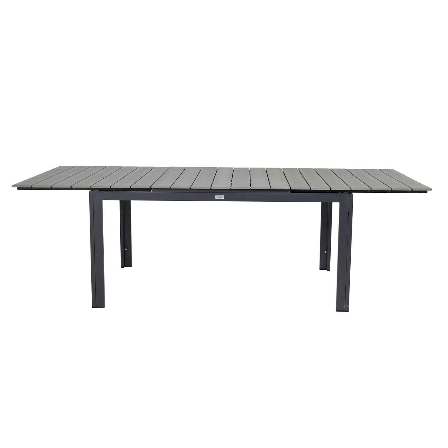 Venture Design Rektangulær Levels Havebord    Udtræk Grå  Sort Aluminium