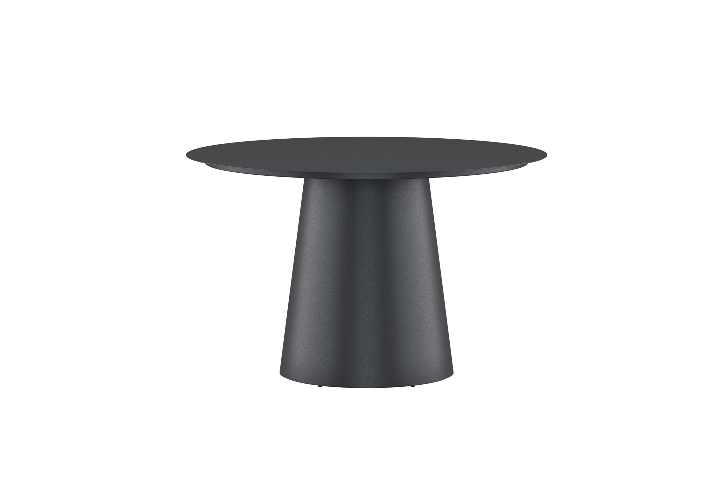 Venture Home Lanzo Havebord  Rund Sort Aluminium  ø120