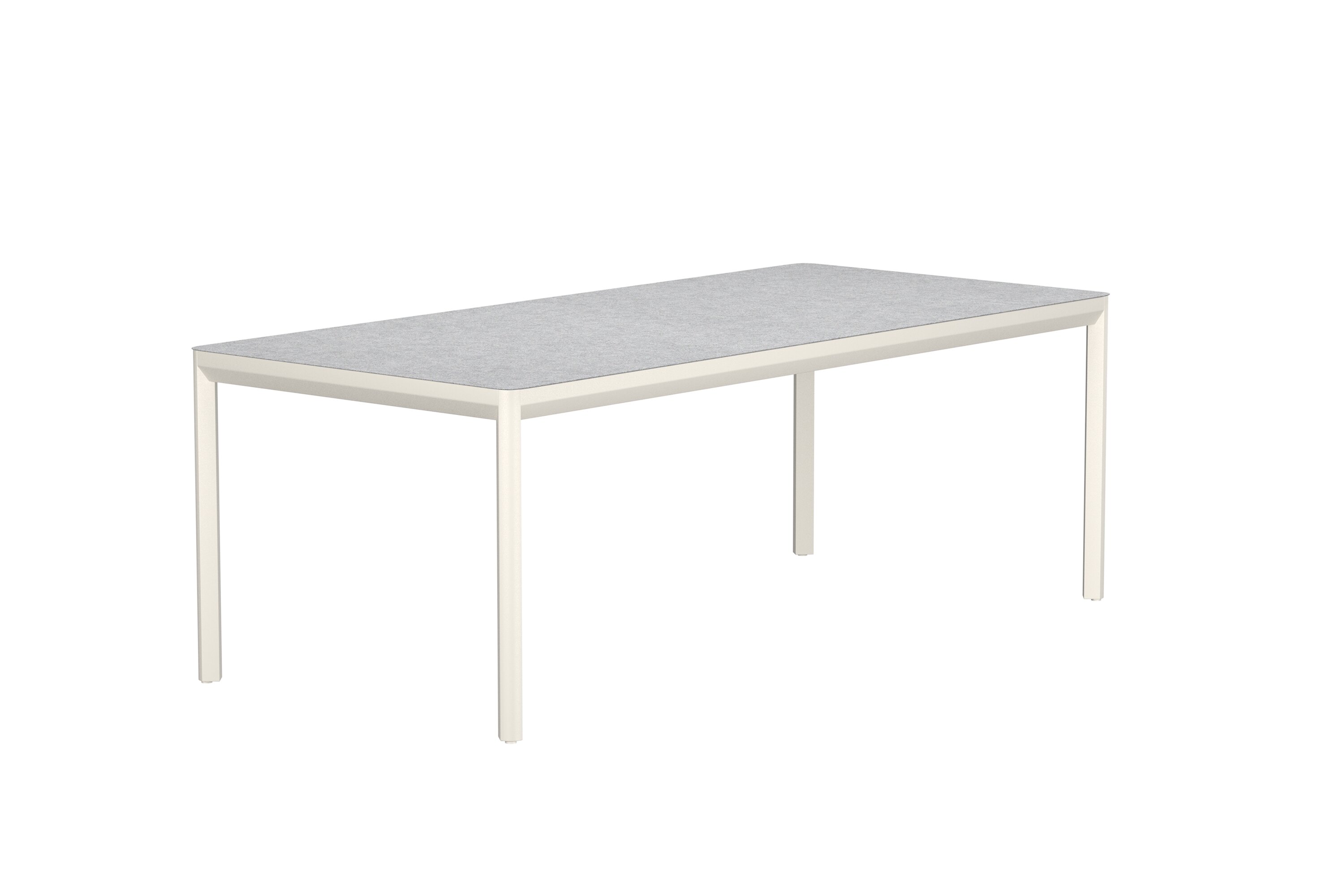 Venture Home Lino Havebord  Rektangulær Keramisk Glas Og Beige Aluminium  220x100