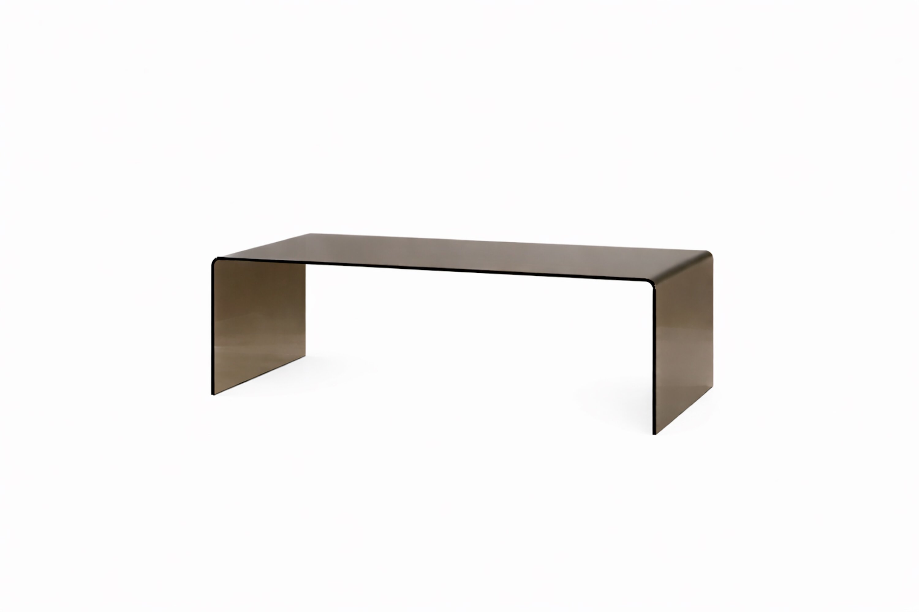 Venture Home Telemark Sofabord  Rektangulær Brun Glas  120x60