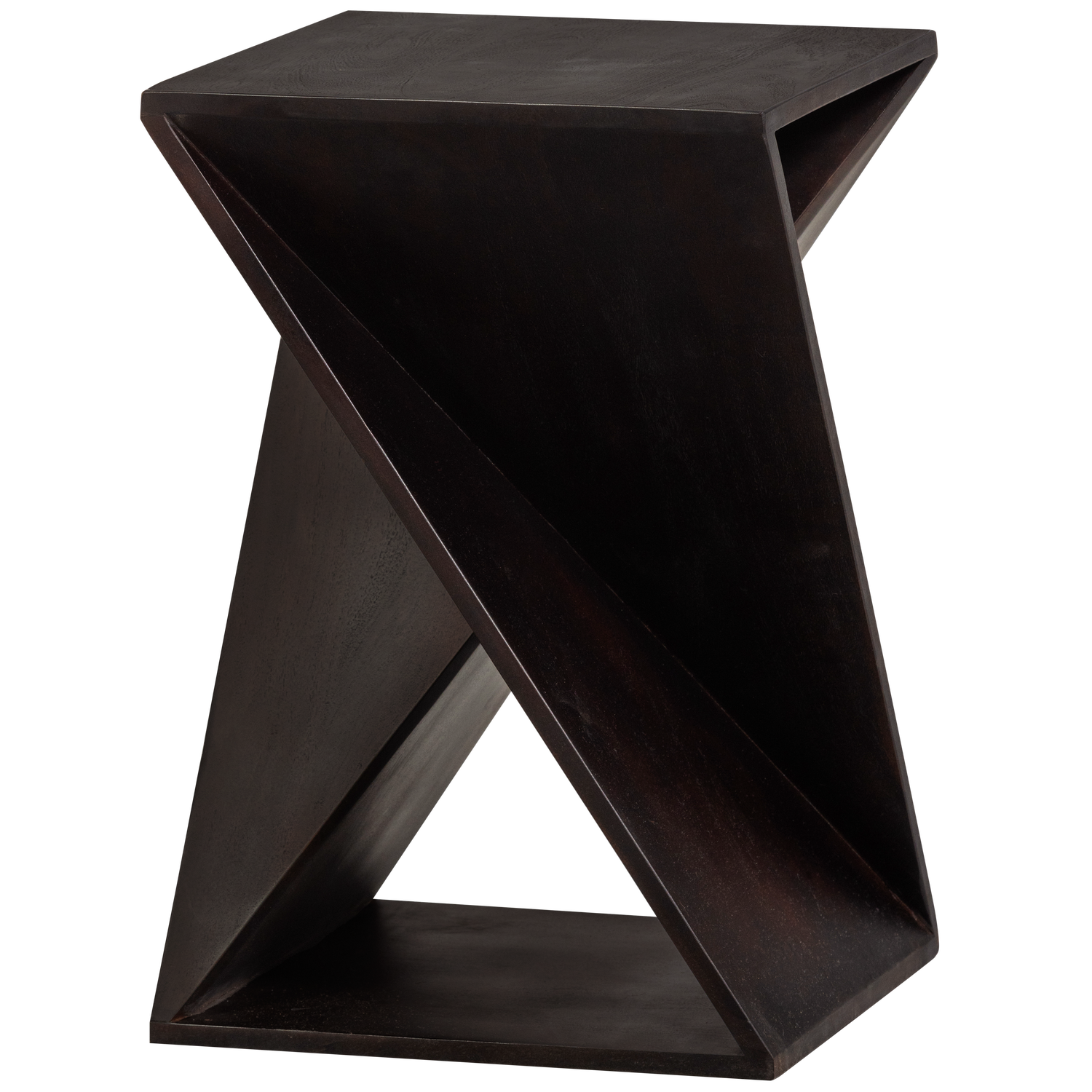 Woood Ikem Sidebord  Kvadratisk Mørkebrun Akacietræ  41x41