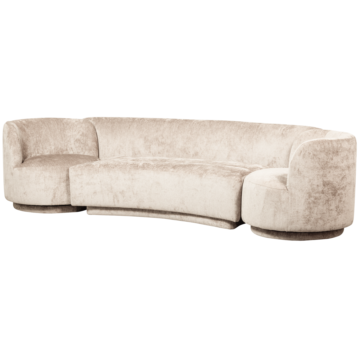 Woood Popular Kombi    Pers Sofa       Lænestole Natur Polyester