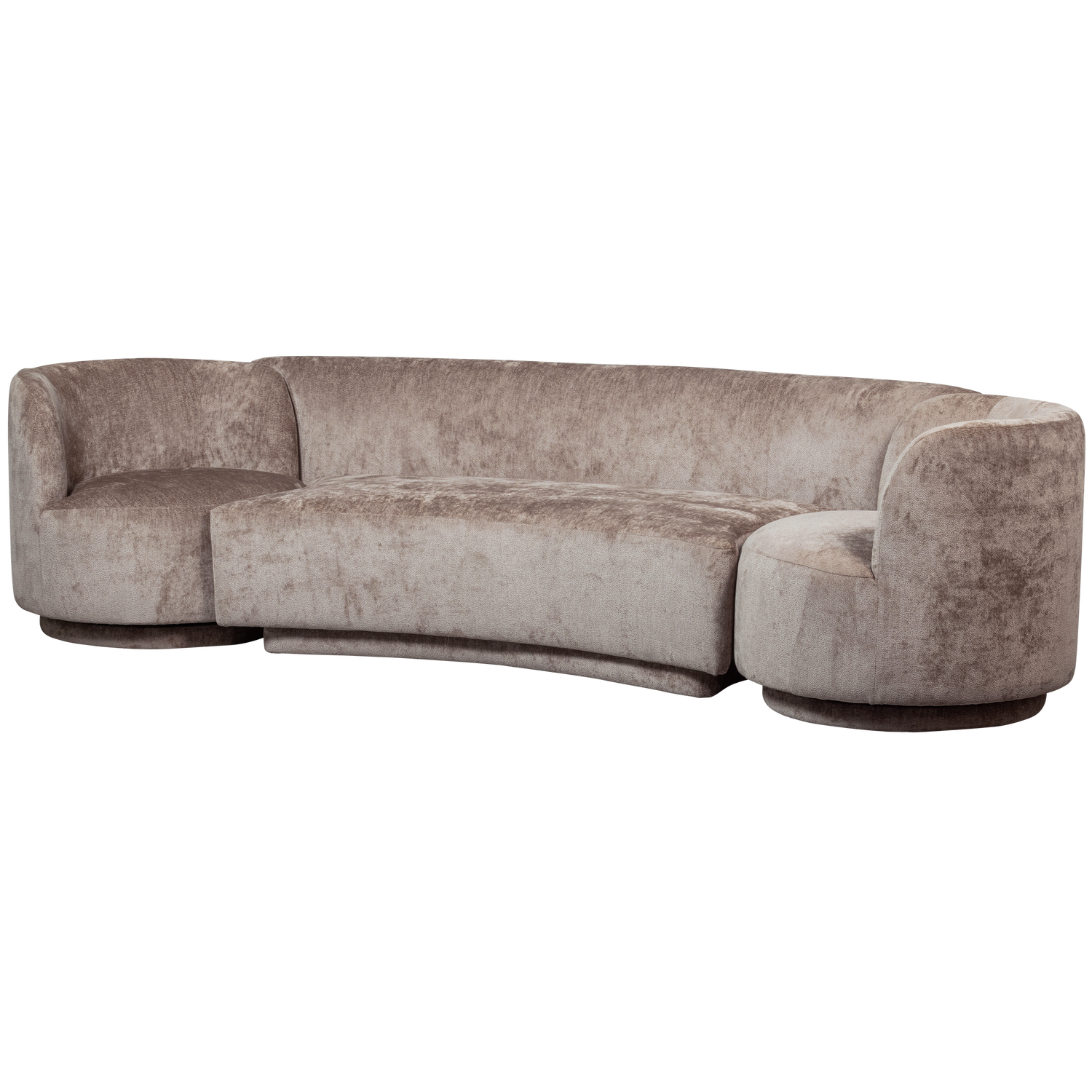 Woood Popular Kombi    Pers Sofa       Lænestole Taupe Polyester