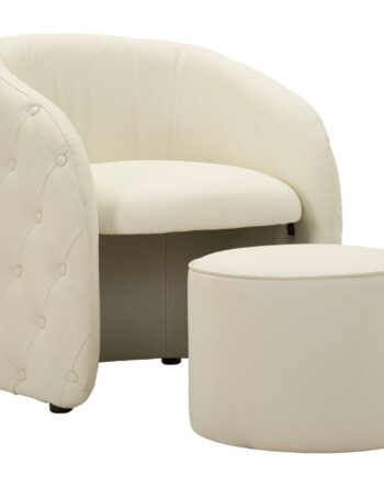 Zagabria Lænestol With Skammel Cm 76x75x80-  47x35