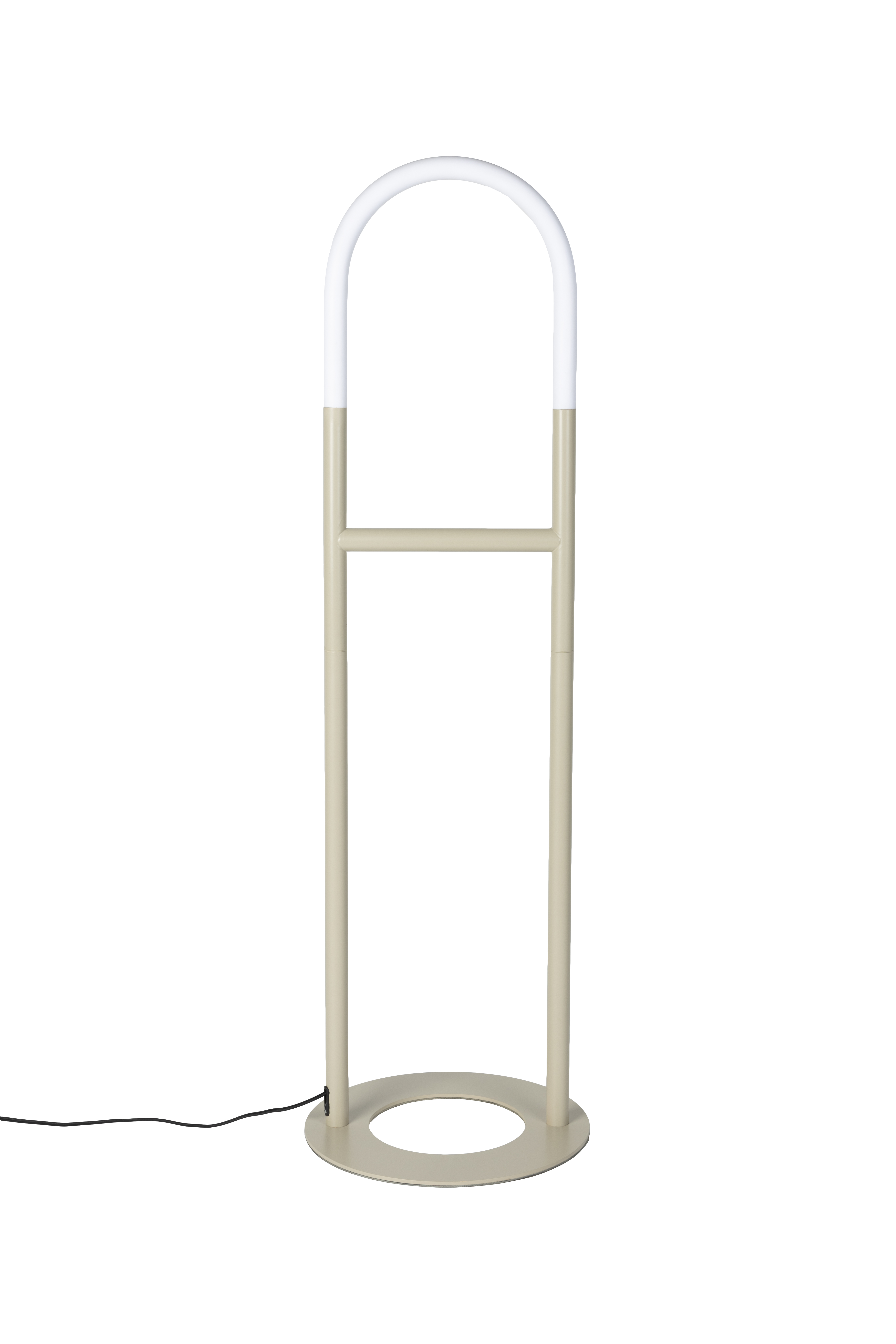 Zuiver Arch Gulvlampe Akryl Og Beige Metal