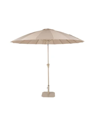Zuiver Sunshine Parasol     Fod Beige Polyester Og Rustfrit Stål