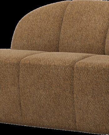 -personers Modulsofa Loveseat Woood Mojo Honninggul Chenille Valley    Højre Modul  H73 B112 D77 Cm