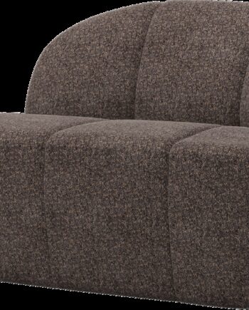 -personers Sofa Bænk Woood Mojo Højrevendt  Brun Valley   Chenille  73x112x77 Cm  100  Polyester