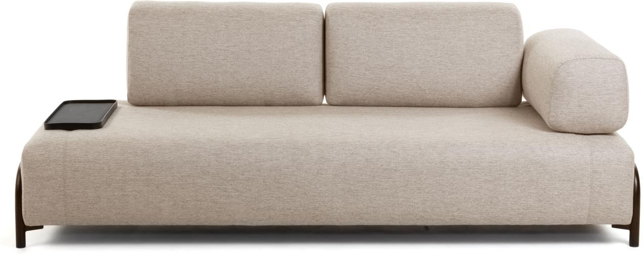 -personers Sofa Kave Home Compo Beige Nordisk Design H82x232x98 Cm