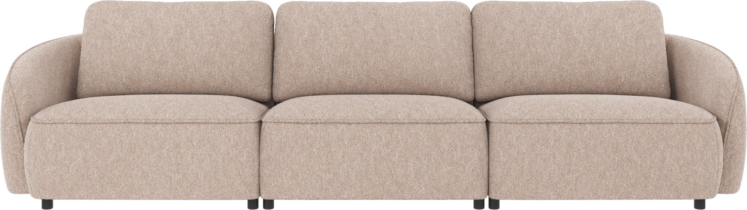 -personers Sofa Norris Rowico Lysebeige Alice Stof Fsc-ramme B319 D102 H80 Cm