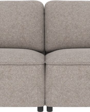 -personers Sofa Rowico Norris   Gråt Bobby-stof 100  Polyester 226x102 Cm
